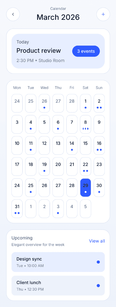 Swift Calendar