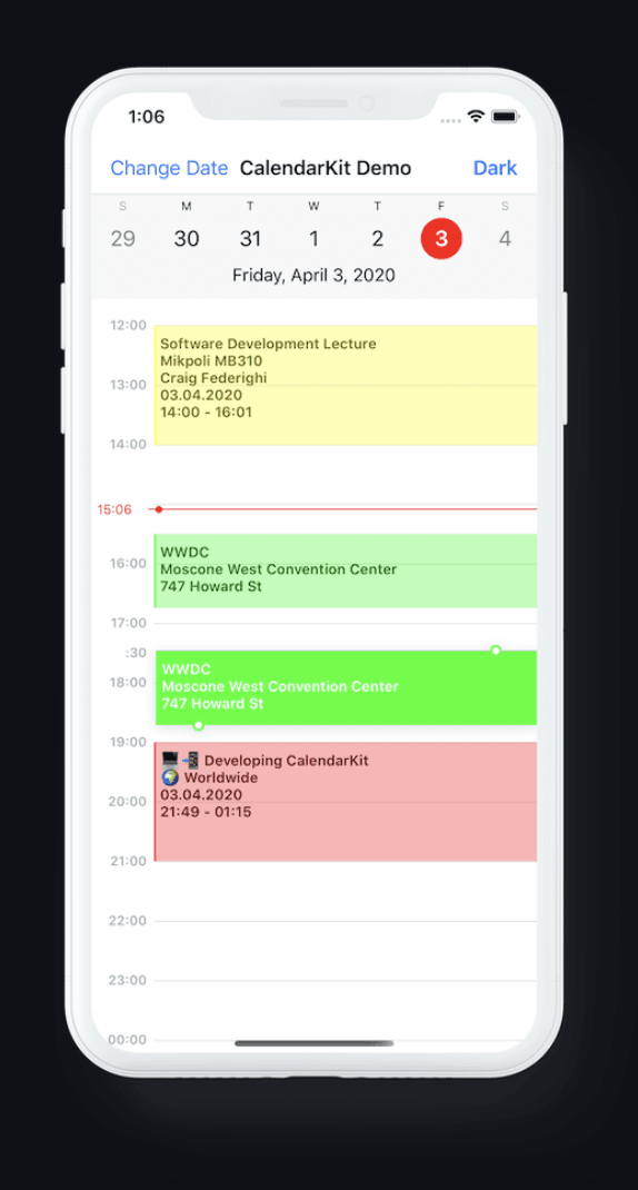 Swift Calender App